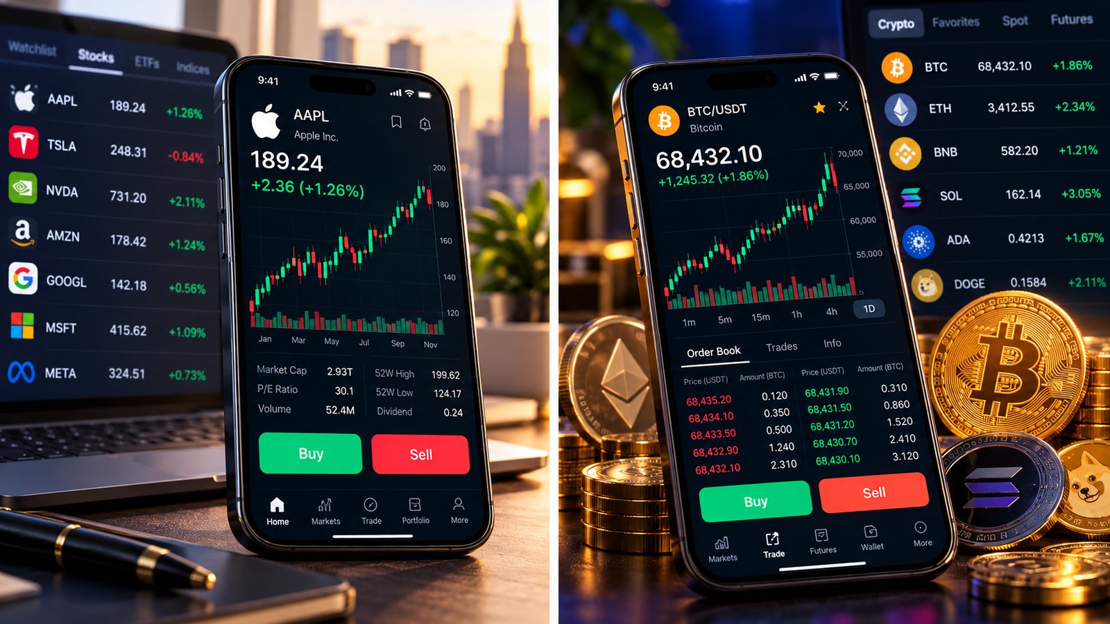 Noble Cuentaria — desktop and mobile trading terminal